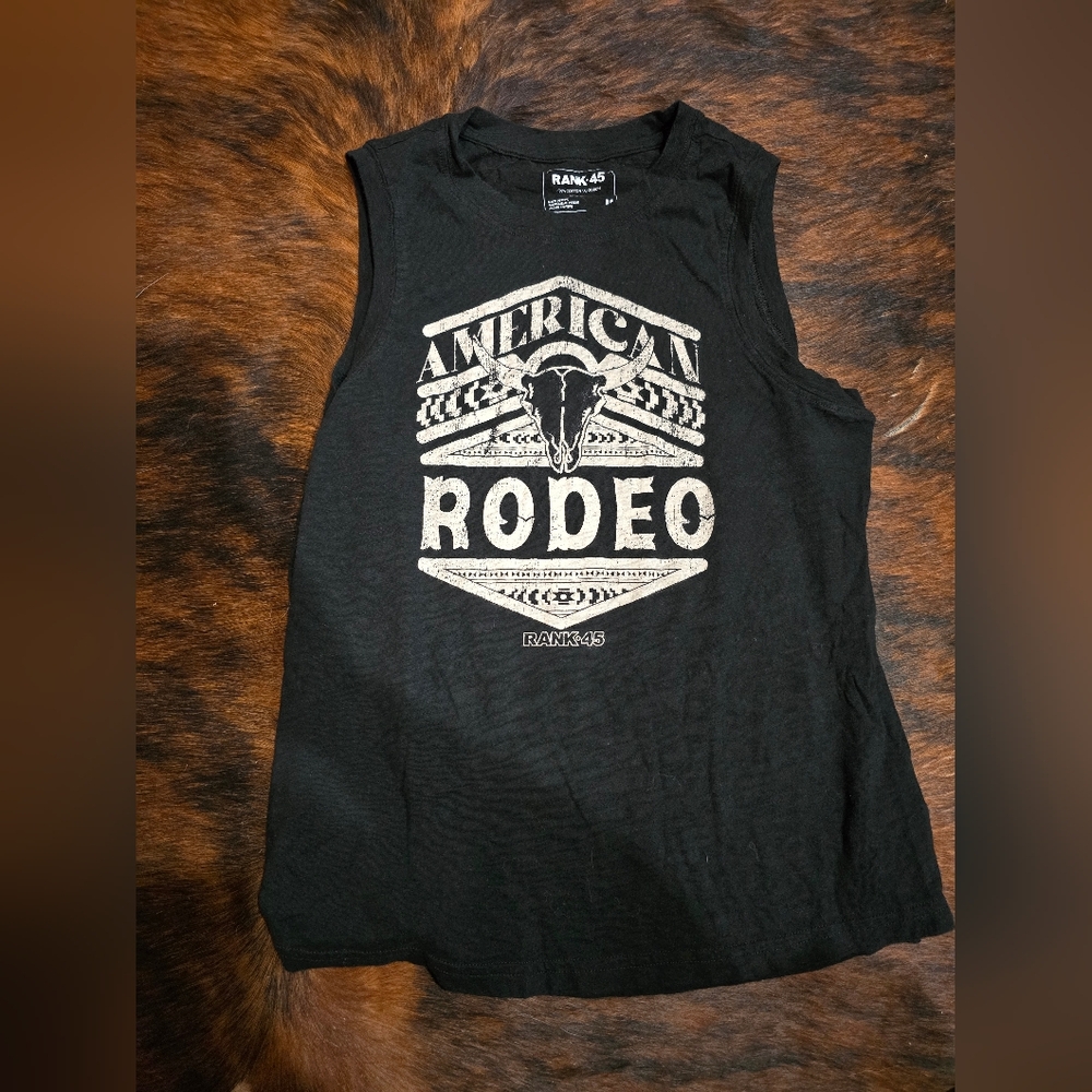 Black Sleeveless Womens Tank